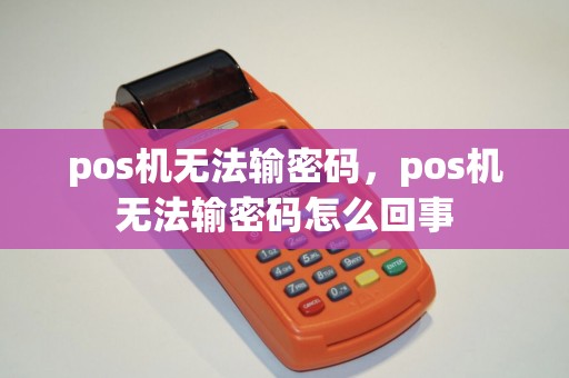 pos机无法输密码,pos机无法输密码怎么回事 pos机无法输密码,pos机无法输密码怎么回事