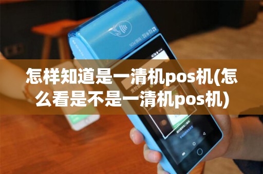 怎样知道是一清机pos机(怎么看是不是一清机pos机) 怎样知道是一清机pos机(怎么看是不是一清机pos机)