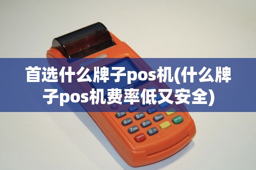 首选什么牌子pos机(什么牌子pos机费率低又安全) 首选什么牌子pos机(什么牌子pos机费率低又安全)