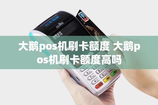 大鹅pos机刷卡额度 大鹅pos机刷卡额度高吗 大鹅pos机刷卡额度 大鹅pos机刷卡额度高吗