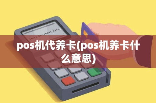 pos机代养卡(pos机养卡什么意思)