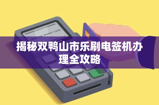 揭秘双鸭山市乐刷电签机办理全攻略 揭秘双鸭山市乐刷电签机办理全攻略