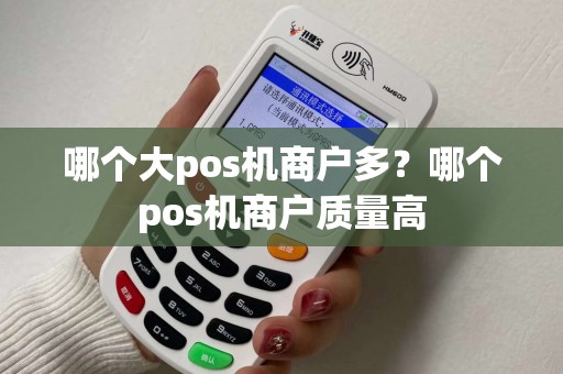 哪个大pos机商户多?哪个pos机商户质量高 哪个大pos机商户多?哪个pos机商户质量高