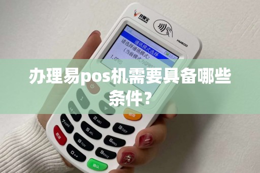 办理易pos机需要具备哪些条件？