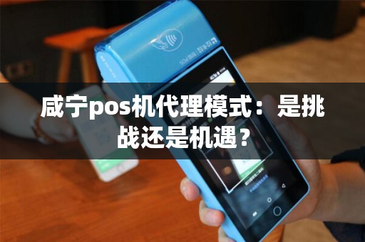 咸宁pos机代理模式：是挑战还是机遇？