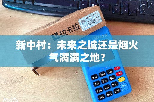 新中村：未来之城还是烟火气满满之地？