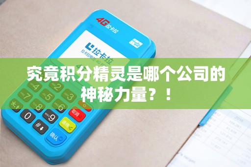 究竟积分精灵是哪个公司的神秘力量?! 究竟积分精灵是哪个公司的神秘力量?!