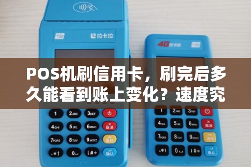 POS机刷信用卡，刷完后多久能看到账上变化？速度究竟有多快？