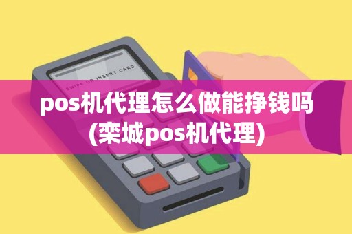 pos机代理怎么做能挣钱吗(栾城pos机代理) pos机代理怎么做能挣钱吗(栾城pos机代理)