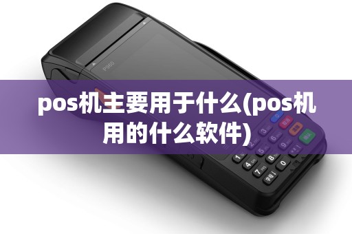 pos机主要用于什么(pos机用的什么软件)
