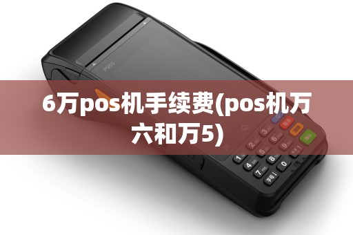 6万pos机手续费(pos机万六和万5)