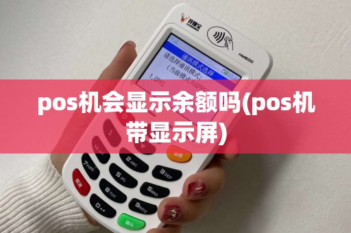 pos机会显示余额吗(pos机带显示屏)