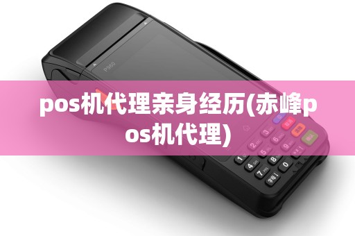 pos机代理亲身经历(赤峰pos机代理)