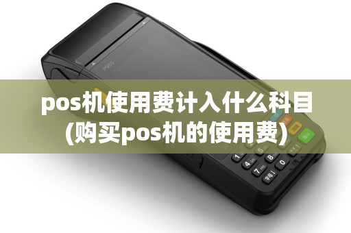 pos机使用费计入什么科目(购买pos机的使用费)