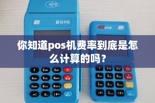 你知道pos机费率到底是怎么计算的吗? 你知道pos机费率到底是怎么计算的吗?