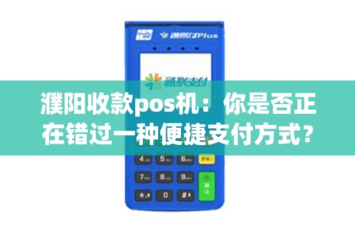 濮阳收款pos机：你是否正在错过一种便捷支付方式？