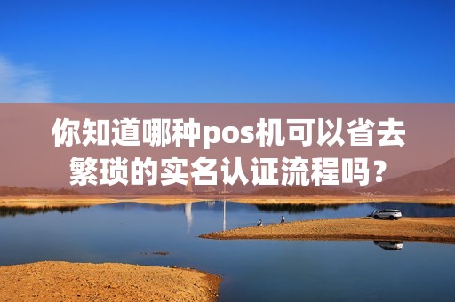 你知道哪种pos机可以省去繁琐的实名认证流程吗? 你知道哪种pos机可以省去繁琐的实名认证流程吗?