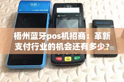 梧州蓝牙pos机招商:革新支付行业的机会还有多少? 梧州蓝牙pos机招商:革新支付行业的机会还有多少?