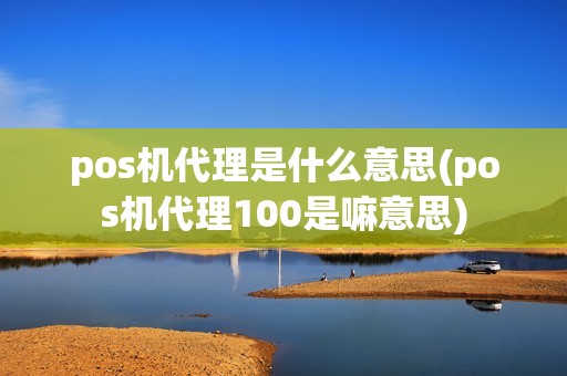 pos机代理是什么意思(pos机代理100是嘛意思) pos机代理是什么意思(pos机代理100是嘛意思)