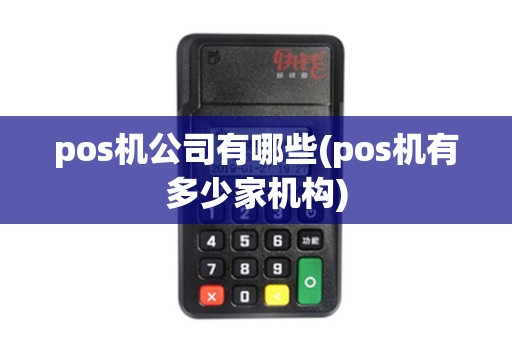 pos机公司有哪些(pos机有多少家机构) pos机公司有哪些(pos机有多少家机构)