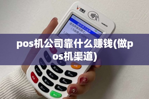 pos机公司靠什么赚钱(做pos机渠道)