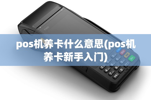 pos机养卡什么意思(pos机养卡新手入门) pos机养卡什么意思(pos机养卡新手入门)