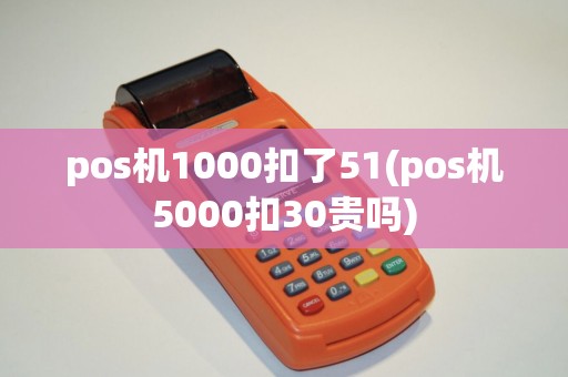 pos机1000扣了51(pos机5000扣30贵吗) pos机1000扣了51(pos机5000扣30贵吗)