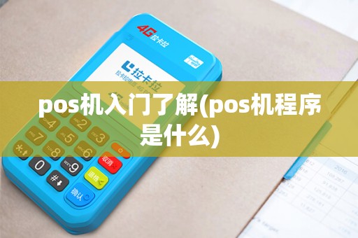 pos机入门了解(pos机程序是什么) pos机入门了解(pos机程序是什么)