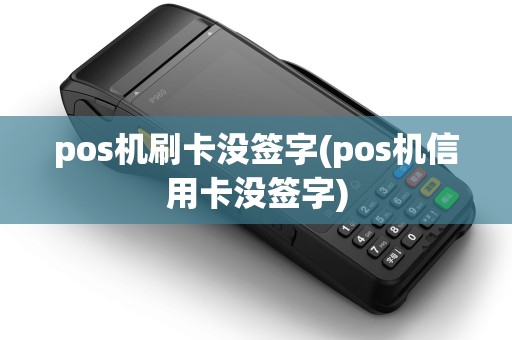 pos机刷卡没签字(pos机信用卡没签字) pos机刷卡没签字(pos机信用卡没签字)