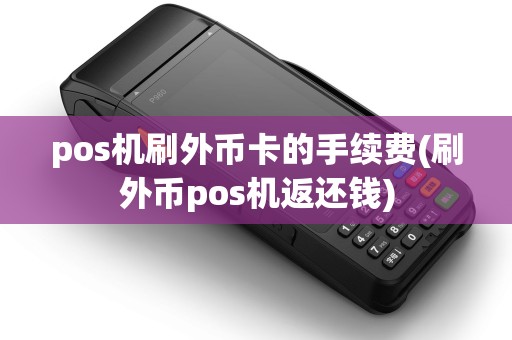 pos机刷外币卡的手续费(刷外币pos机返还钱)