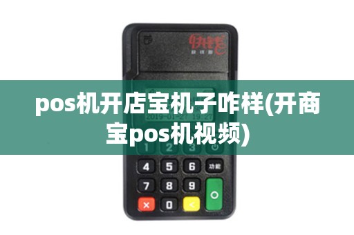 pos机开店宝机子咋样(开商宝pos机视频) pos机开店宝机子咋样(开商宝pos机视频)