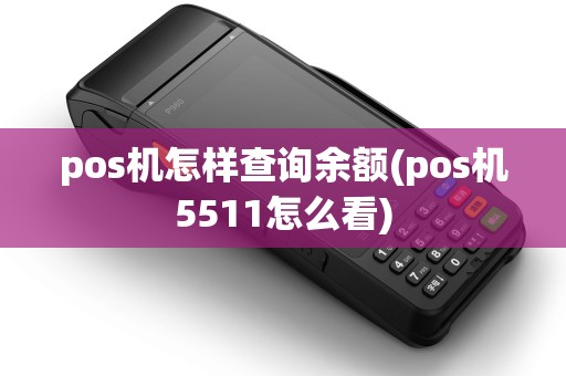 pos机怎样查询余额(pos机5511怎么看)