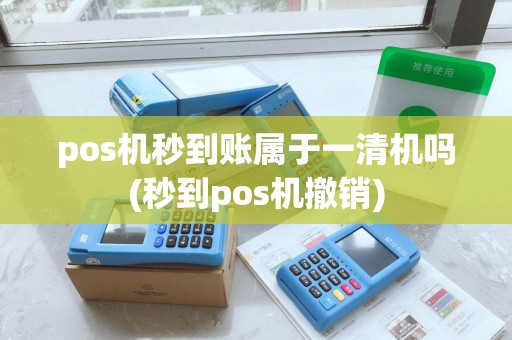 pos机秒到账属于一清机吗(秒到pos机撤销) pos机秒到账属于一清机吗(秒到pos机撤销)