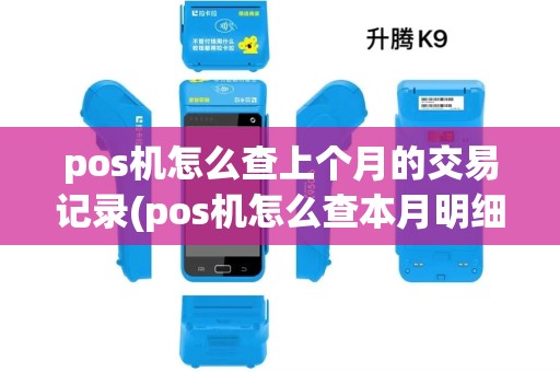 pos机怎么查上个月的交易记录(pos机怎么查本月明细)