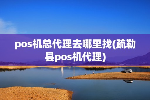 pos机总代理去哪里找(疏勒县pos机代理)