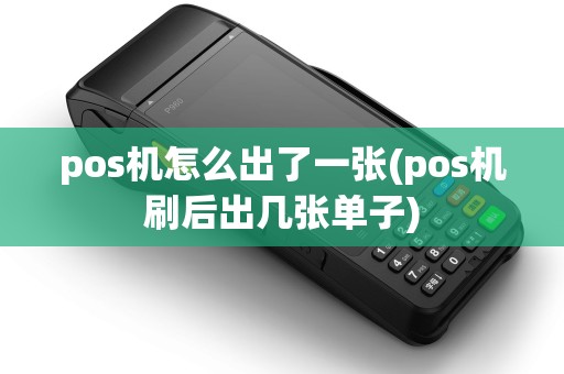 pos机怎么出了一张(pos机刷后出几张单子)