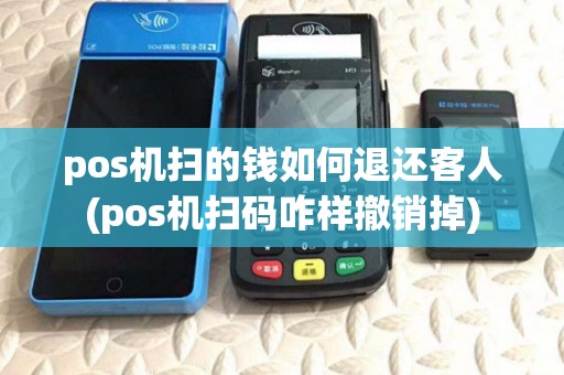 pos机扫的钱如何退还客人(pos机扫码咋样撤销掉)