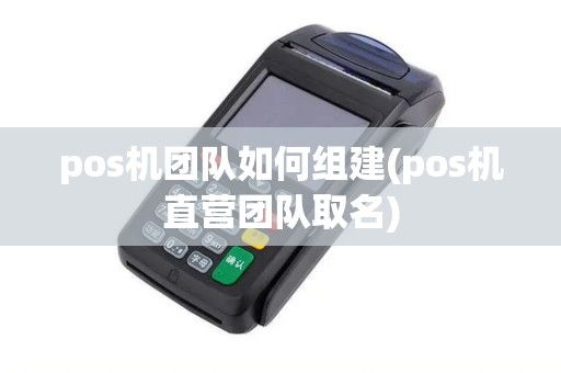 pos机团队如何组建(pos机直营团队取名)