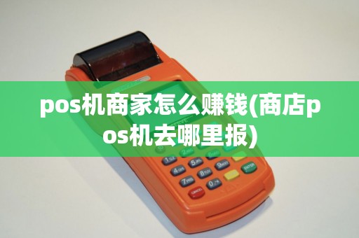 pos机商家怎么赚钱(商店pos机去哪里报)