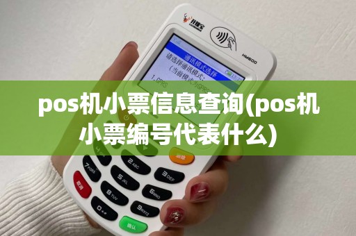 pos机小票信息查询(pos机小票编号代表什么)