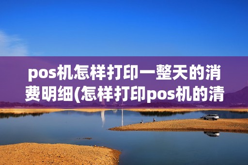 pos机怎样打印一整天的消费明细(怎样打印pos机的清单) pos机怎样打印一整天的消费明细(怎样打印pos机的清单)
