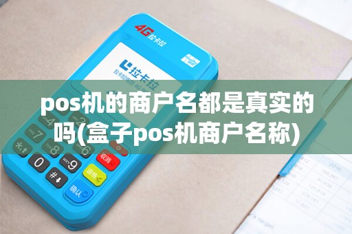 pos机的商户名都是真实的吗(盒子pos机商户名称) pos机的商户名都是真实的吗(盒子pos机商户名称)