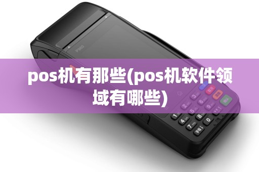pos机有那些(pos机软件领域有哪些) pos机有那些(pos机软件领域有哪些)