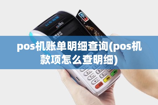 pos机账单明细查询(pos机款项怎么查明细) pos机账单明细查询(pos机款项怎么查明细)