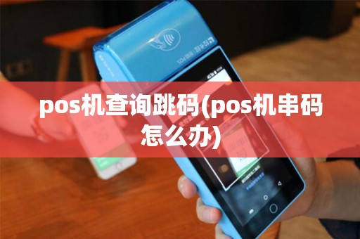 pos机查询跳码(pos机串码怎么办) pos机查询跳码(pos机串码怎么办)
