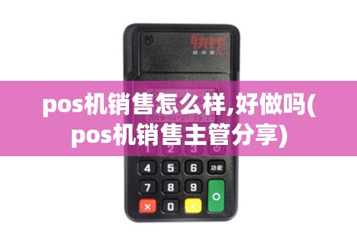 pos机销售怎么样,好做吗(pos机销售主管分享)