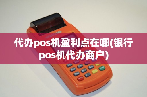 代办pos机盈利点在哪(银行pos机代办商户) 代办pos机盈利点在哪(银行pos机代办商户)