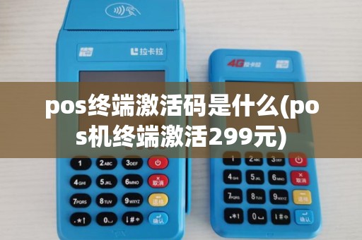 pos终端激活码是什么(pos机终端激活299元) pos终端激活码是什么(pos机终端激活299元)