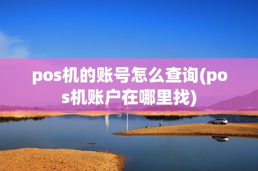 pos机的账号怎么查询(pos机账户在哪里找)