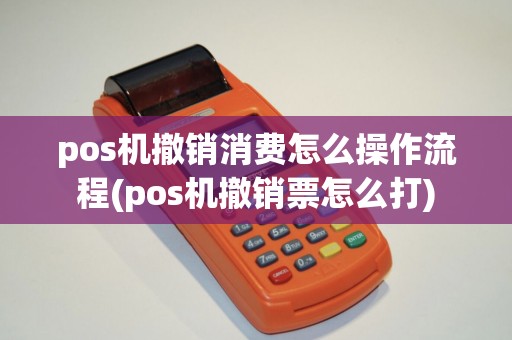 pos机撤销消费怎么操作流程(pos机撤销票怎么打) pos机撤销消费怎么操作流程(pos机撤销票怎么打)